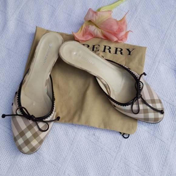 Burberry Shoes - Burberry Tartan slides 5.5